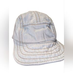 Vintage Denim Biking hat Acid Wash Liz wear